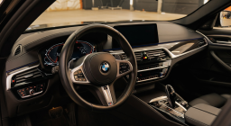 Thumbnail 3 of BMW dashboard and steering wheel
